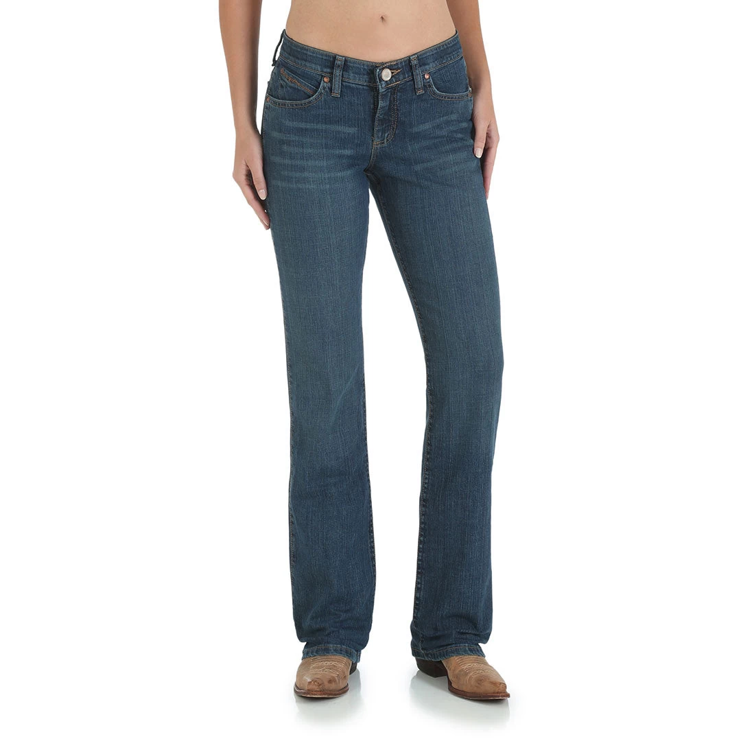 Wrangler Women's Ultimate Riding Q-Baby Mid Rise Jeans 3 Wrangler Women's Ultimate Riding Q-Baby Mid Rise Jeans - Image 3