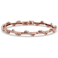 Montana Silversmiths Women's Along The Rose Gold Path Bracelet