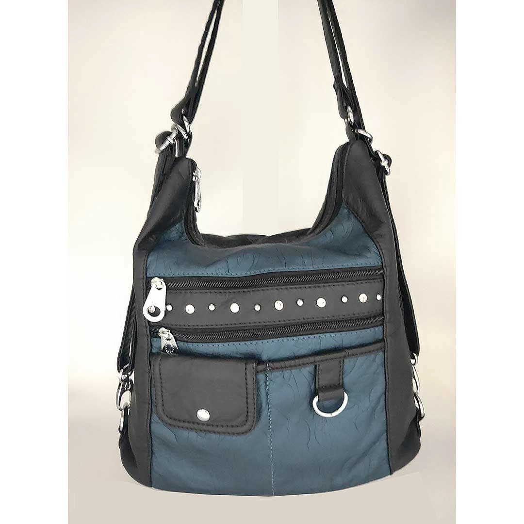 Unique West Women's 2 Tone Convertible Bag 2 Unique West Women's 2 Tone Convertible Bag - Image 2