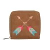 Catchfly Women's Abiquiu Embroidered Arrow Wallet
