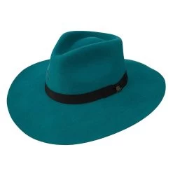 Charlie 1 Horse Highway Teal Felt Cowgirl Hat
