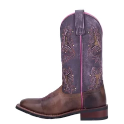 Laredo Women's Lola Square Toe Cowgirl Boots -Western Fashion Ladies 89748a9cd0313686f4e2f3a8b263db96