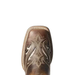 Ariat Women's Round Up Bliss Square Toe Cowgirl Boots -Western Fashion Ladies AIL 10034056 TOE