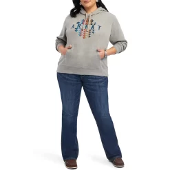 Ariat Women's REAL Beartooth Hoodie -Western Fashion Ladies AIL 10041632 full plus