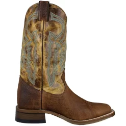 Boulet Women's Distressed Leather Cowgirl Boots -Western Fashion Ladies BOU 0329 C 1