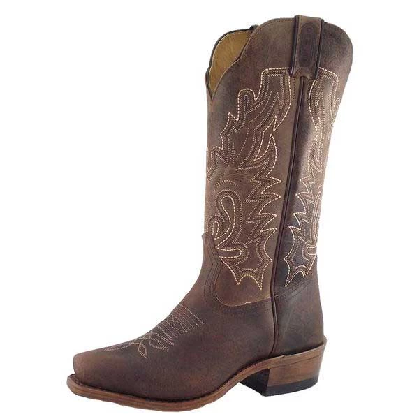Boulet Women's Cutter Toe Cowgirl Boots 1 Boulet Women's Cutter Toe Cowgirl Boots