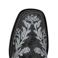 Corral Women's Glow In The Dark Square Toe Cowgirl Boots -Western Fashion Ladies CBC A4162 M 4