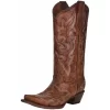 Circle G Women's Embroidered Snip Toe Cowgirl Boots