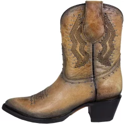 Corral Women's Studded Pointed Toe Cowgirl Boots -Western Fashion Ladies CBC Z5027 M