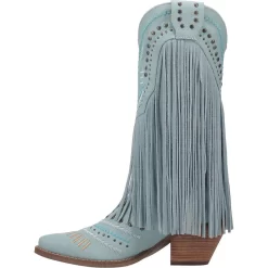 Dingo Women's Gypsy Leather Cowgirl Boots 26 Dingo Women's Gypsy Leather Cowgirl Boots -Western Fashion Ladies DNP DI737 Blue 3