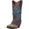 Dan Post Women's Vintage Bluebird Snip Toe Cowgirl Boots