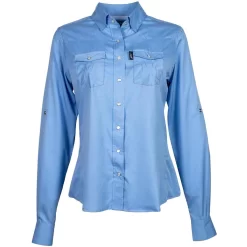 Hooey Brands Women's Sol Solid Snap Shirt -Western Fashion Ladies HOO HT1613BL FRONT