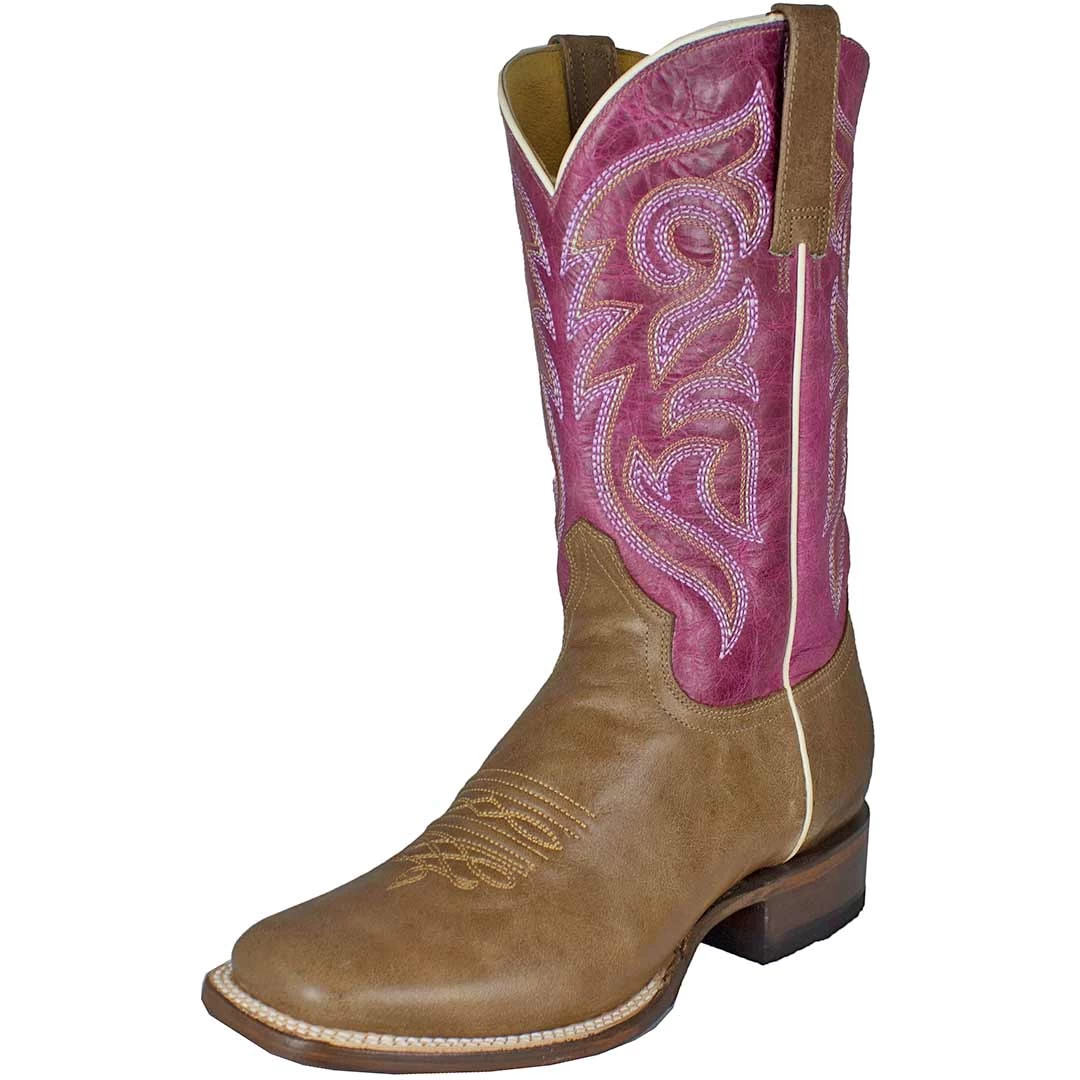 Roper Women's Pink Shaft Cowgirl Boots 1 Roper Women's Pink Shaft Cowgirl Boots