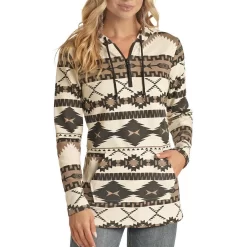 Powder River Outfitters Women's Aztec Print Hoodie 7 Powder River Outfitters Women's Aztec Print Hoodie -Western Fashion Ladies PAN PRWO91RZXN12