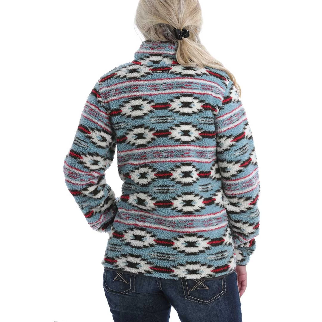 Cinch Women's Southwest Printed Fleece Pullover 3 Cinch Women's Southwest Printed Fleece Pullover - Image 3