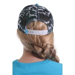 Cinch Women's Lace Pattern Mesh Trucker Cap -Western Fashion Ladies RCK MHC7874007 BK