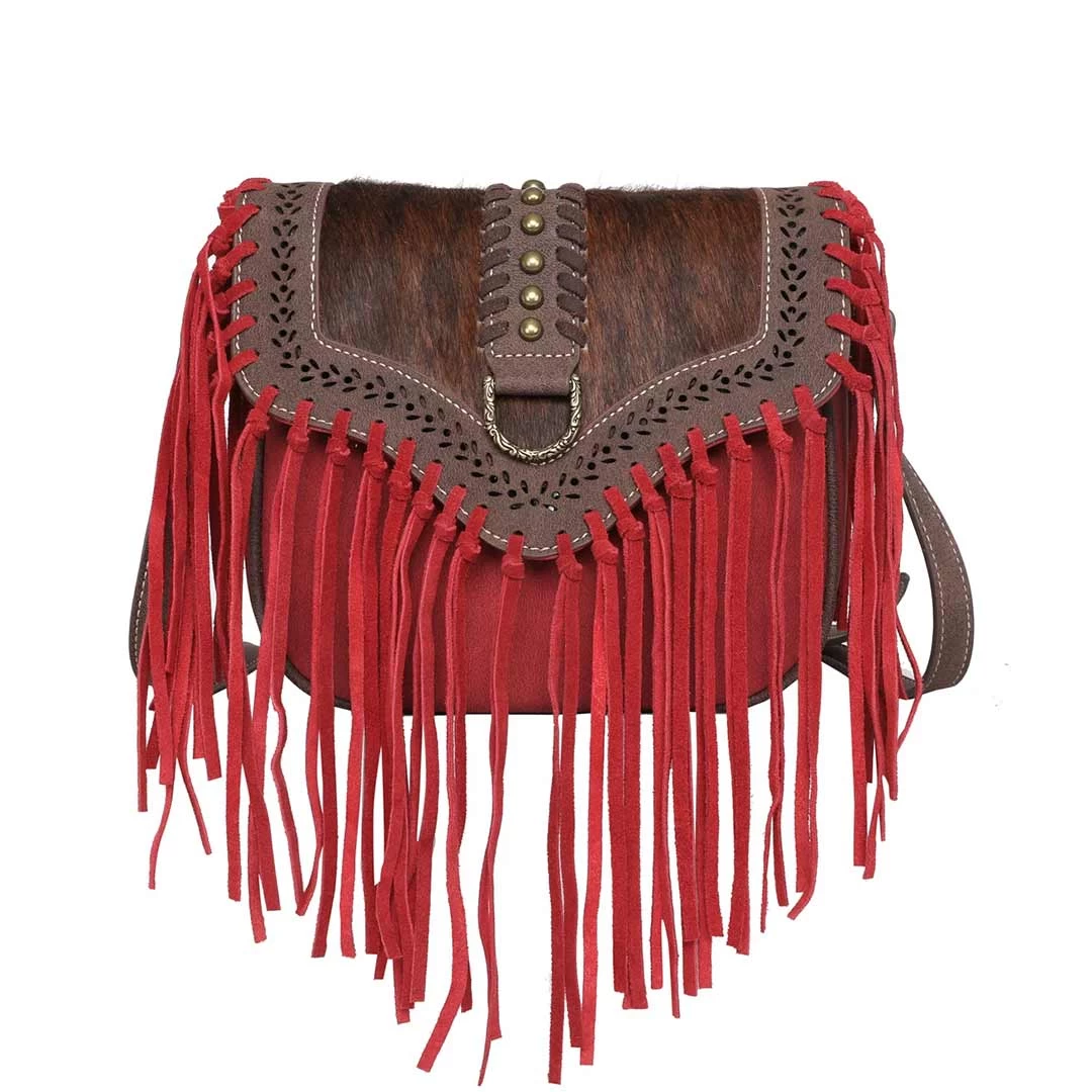 Wrangler Hair-On Cowhide Fringe Crossbody 4 Wrangler Hair-On Cowhide Fringe Crossbody - Image 4