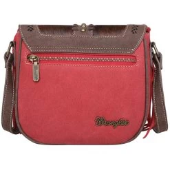 Wrangler Hair-On Cowhide Fringe Crossbody 9 Wrangler Hair-On Cowhide Fringe Crossbody -Western Fashion Ladies TRN WG10 8360RD 3