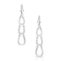 Montana Silversmiths Women's One Step Closer Horseshoe Earrings