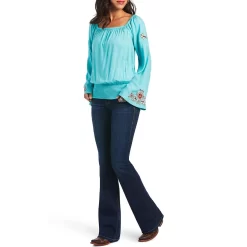 Ariat Women's Chica Del Valle Blouse -Western Fashion Ladies ariat women s chica del valle blouse