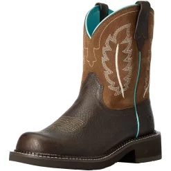 Ariat Women's Fatbaby Heritage Feather II Cowgirl Boots