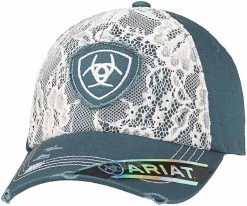 Ariat Women's Lace Front Velcro Strap Cap