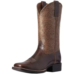 Ariat Women's Round Up Wide Square Toe Cowgirl Boots