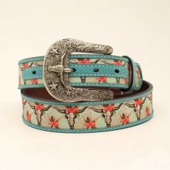 Ariat Women's Western Skull Belt