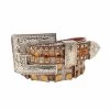Blazin Roxx Women's Crocodile Bling Belt
