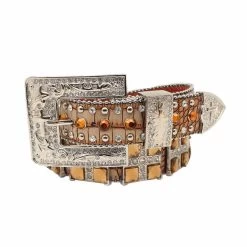 Blazin Roxx Women's Crocodile Bling Belt