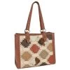Catchfly Southwest Colour-Block Tote Bag