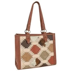Catchfly Southwest Colour-Block Tote Bag