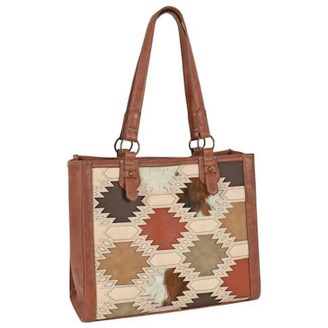 Catchfly Southwest Colour-Block Tote Bag 1 Catchfly Southwest Colour-Block Tote Bag