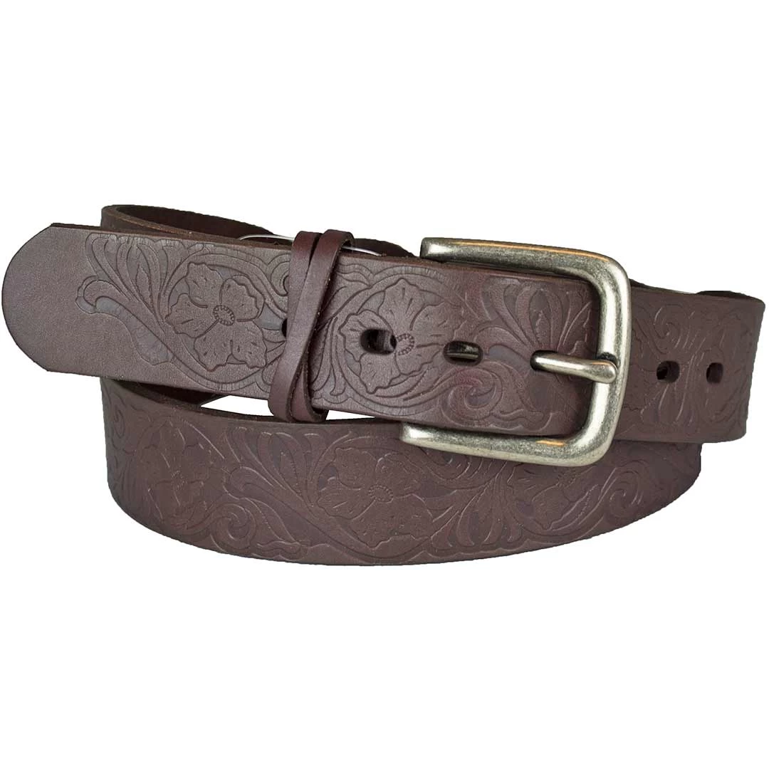 Catchfly Women's Braided Accent Leather Belt 1 Catchfly Women's Braided Accent Leather Belt
