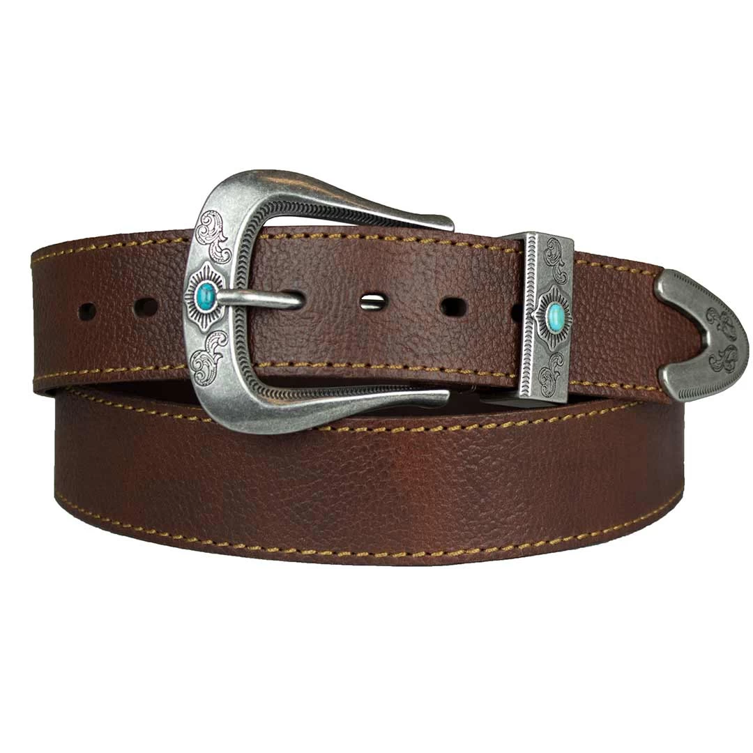 Catchfly Women's Distressed Leather Belt 1 Catchfly Women's Distressed Leather Belt