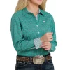 Cinch Women's Medallion Print Button-Down Shirt