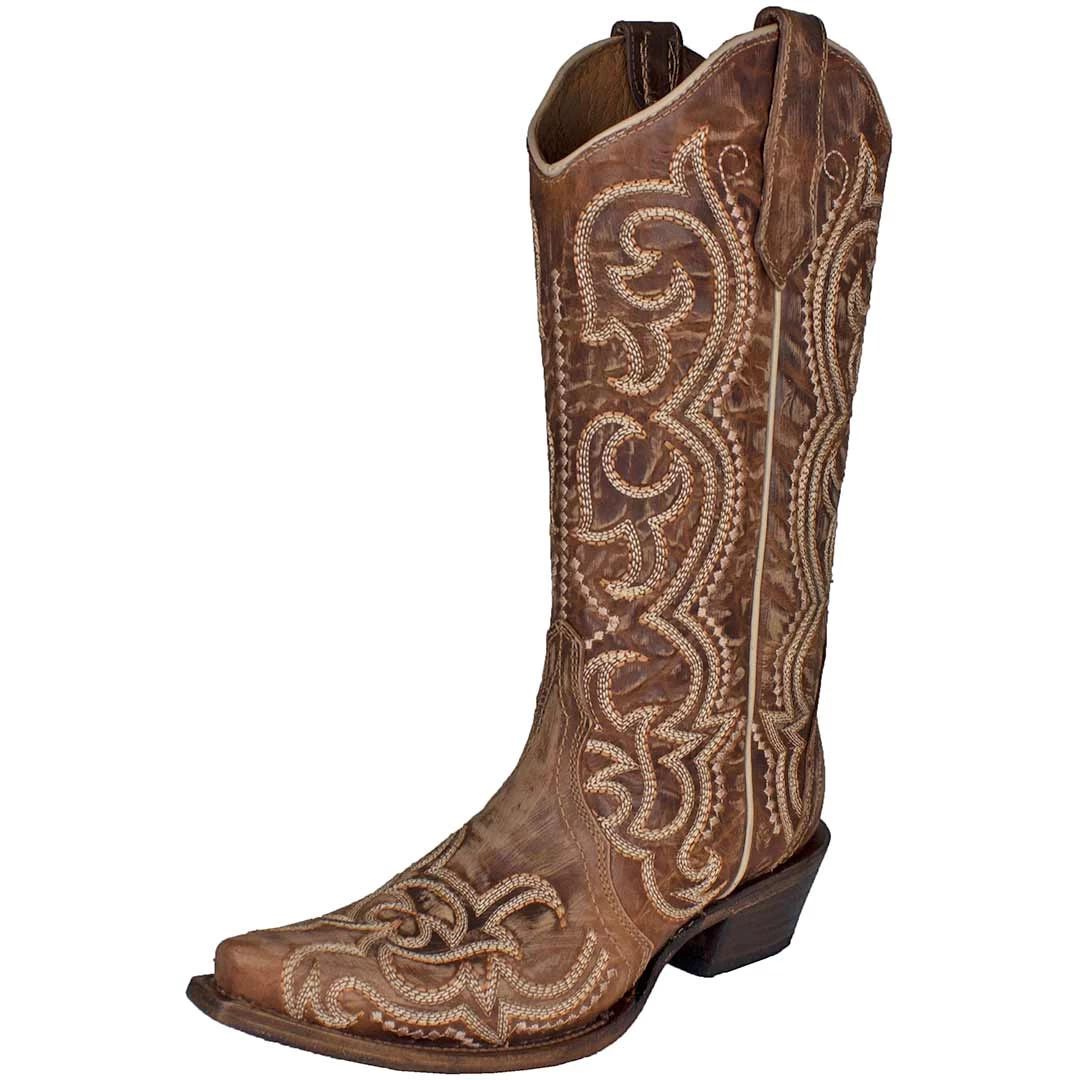 Circle G Women's Sequence Embroidery Cowgirl Boots 1 Circle G Women's Sequence Embroidery Cowgirl Boots