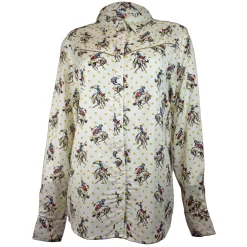 Cotton & Rye Outfitters Women's Bronc Print Snap Shirt