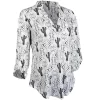 Cowgirl Hardware Women's Diamond Cactus Print Blouse