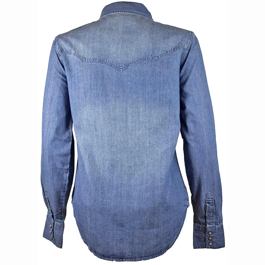 Cruel Denim Women's Denim Snap Shirt 2 Cruel Denim Women's Denim Snap Shirt - Image 2