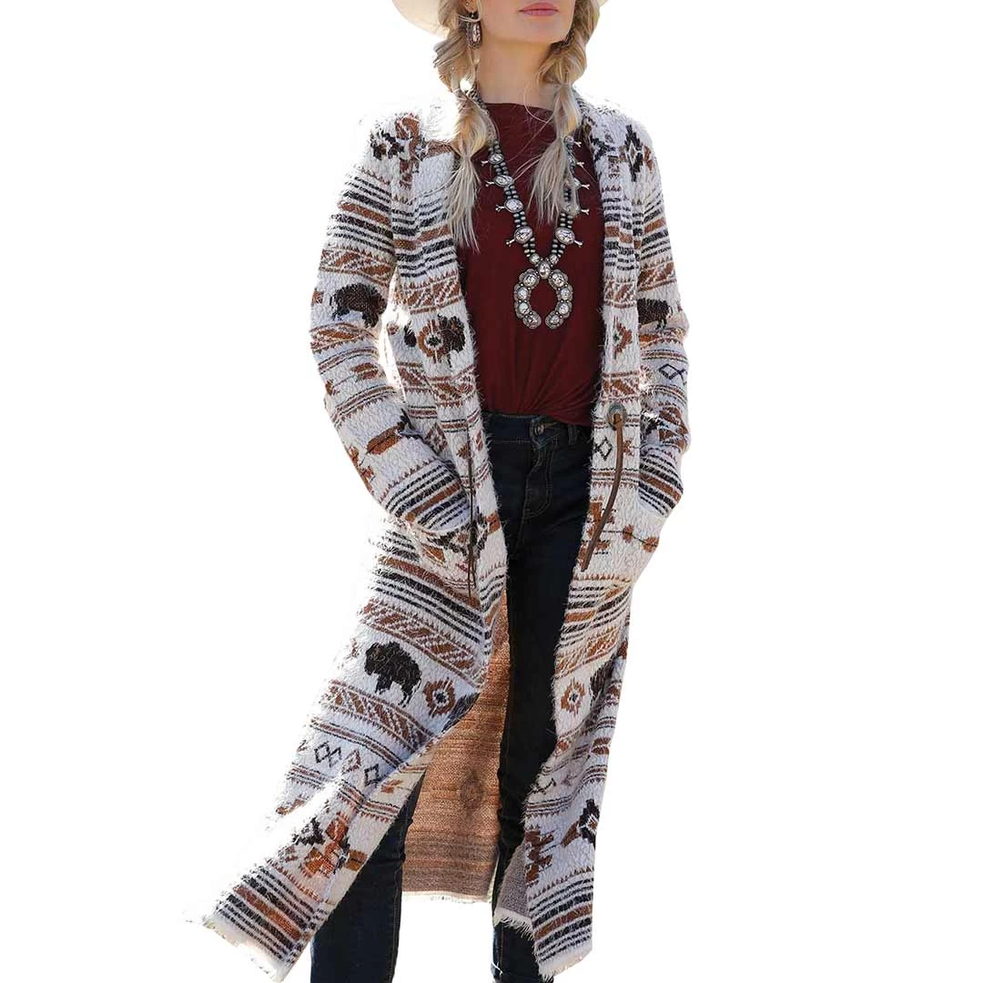 Cruel Denim Women's Eyelash Sweater Duster 1 Cruel Denim Women's Eyelash Sweater Duster