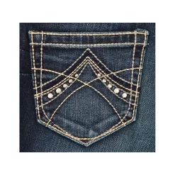 Ariat Women's R.E.A.L. Entwined Mid Rise Bootcut Jeans -Western Fashion Ladies d9624fd0c899f08370f11ede92a8895d