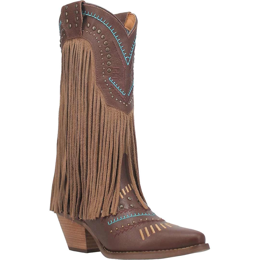 Dingo Women's Gypsy Leather Cowgirl Boots 2 Dingo Women's Gypsy Leather Cowgirl Boots - Image 2