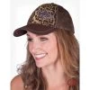 Cowgirl Tuff Women's Leopard Print Trucker Cap