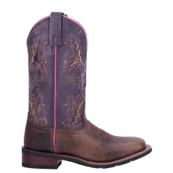 Laredo Women's Lola Square Toe Cowgirl Boots -Western Fashion Ladies ebb9f80da3cb7a720a2cdf1df58487a4