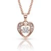 Montana Silversmiths Women's Rhinestone Heart Necklace