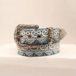 Angel Ranch Turquoise Lace Belt