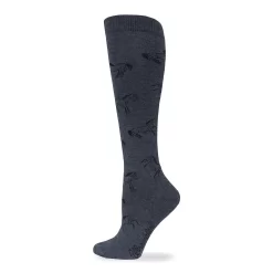 Wrangler Horse Print Knee High Womens Sock