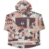 Hooey Women's Roomy Cropped Aztec Hoodie