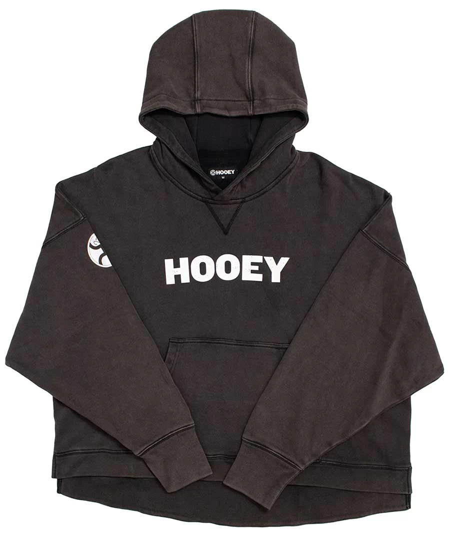 Hooey Women's Roomy Cropped Logo Hoodie 1 Hooey Women's Roomy Cropped Logo Hoodie